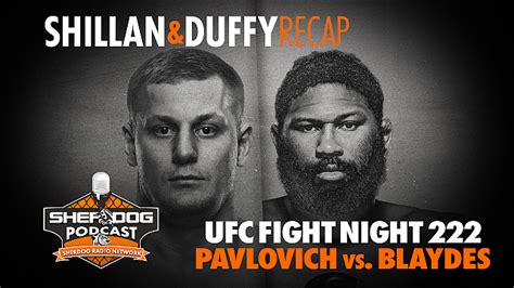 pavlovich sherdog|ufc fight night 222.